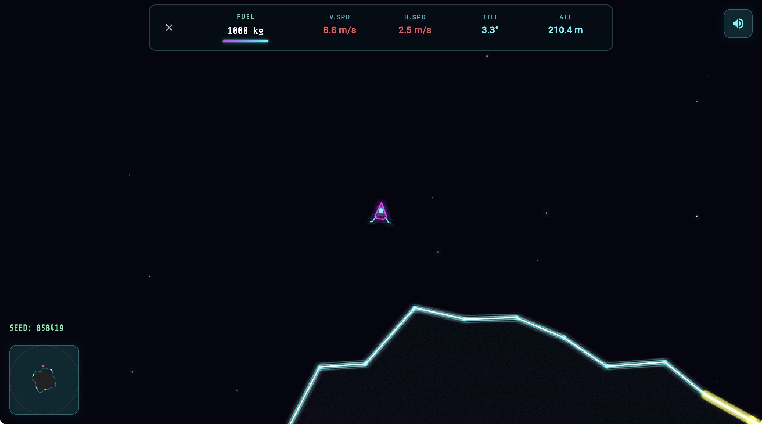 Dashlander Gameplay Screen